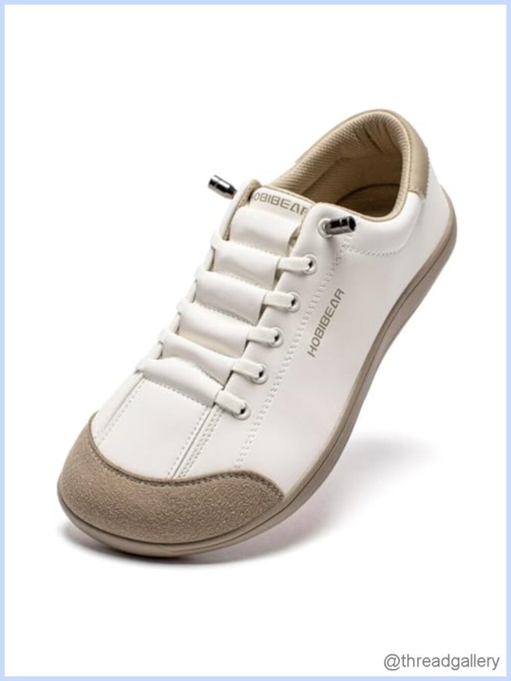 Women's Leather Barefoot Slip-On Walking Shoes Zero Drop Wide Toe Box